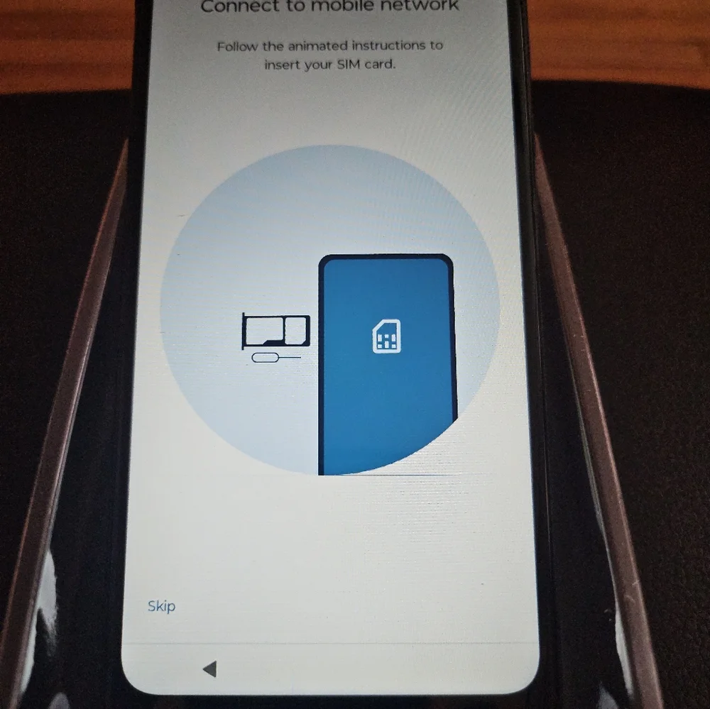 Motorola Smartphone 64GB with Blue Display